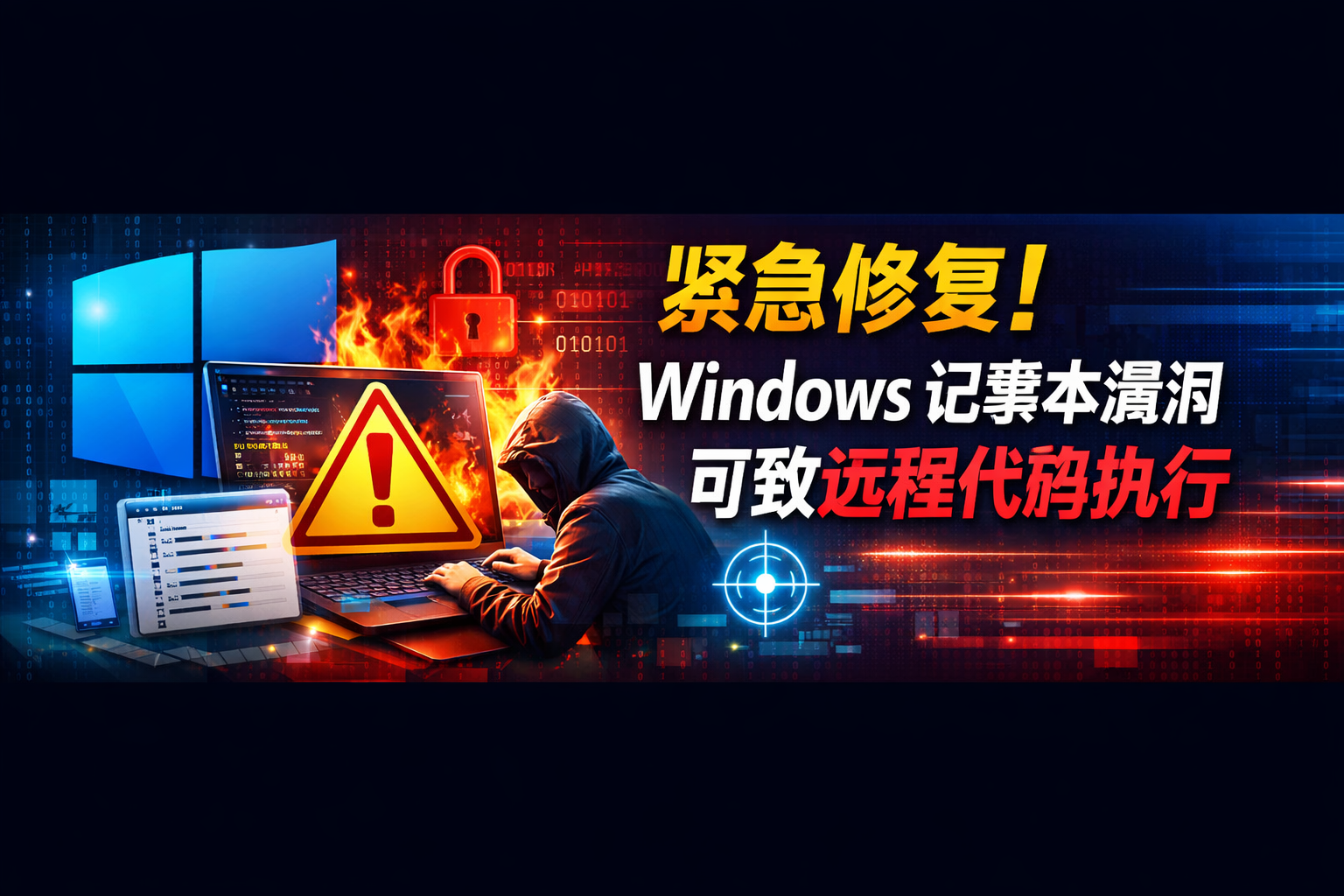 紧急修复！Windows 记事本漏洞可致远程代码执行-HackTwoHub社区